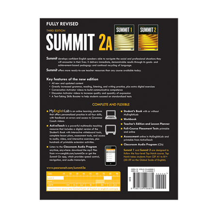 Summit 2A 3rd Edition - BackCover